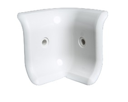 ANGLE DE RACCORDEMENT INTERIEUR PERCE POUR PLINTHE HT 100mm BLANC PH3I 100